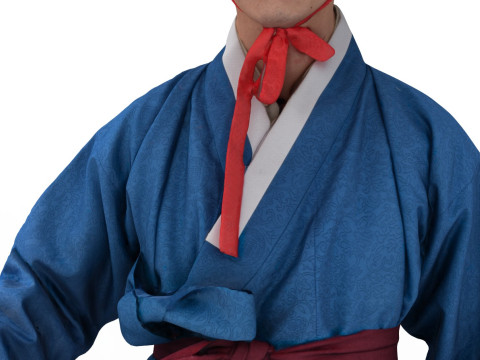 Korean Royal Procession dress hanbok Costume collection 5 3D Model