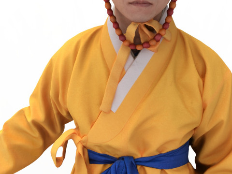 Korean Royal Procession dress hanbok Costume collection 7 3D 모델