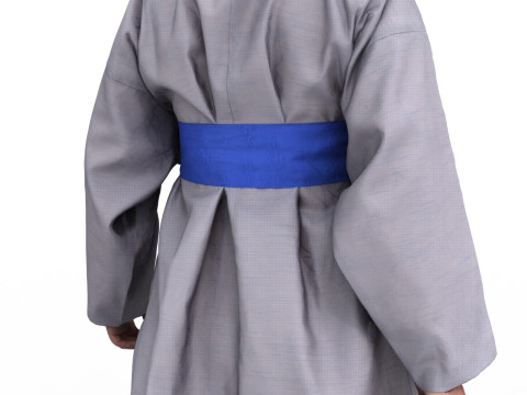 Korean Royal Procession dress hanbok Costume collection 9 3D Модель