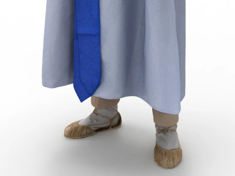 Korean Royal Procession dress hanbok Costume collection 14 3D Model