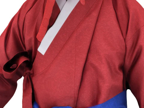 Korean Royal Procession dress hanbok Costume collection 17 3D Model