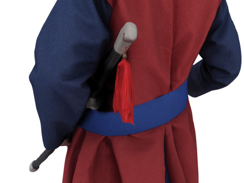 Korean Royal Procession dress hanbok Costume collection 19 3D 模型