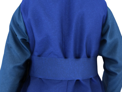 Korean Royal Procession dress hanbok Costume collection 20 3Dモデル