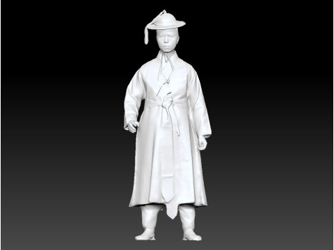 Korean Royal Procession dress hanbok Costume collection 20 3Dモデル