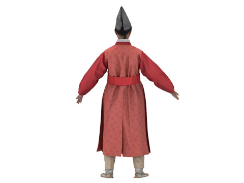 Korean Royal Procession dress hanbok Costume collection 22 3D-Modell