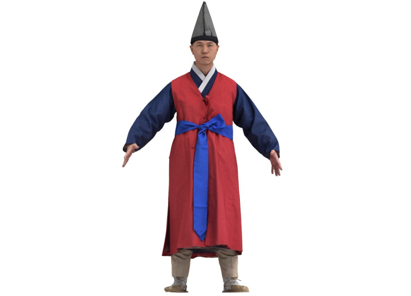 Korean Royal Procession dress hanbok Costume collection 25 3D Model .c4d .max .obj .3ds .fbx .stl .blend