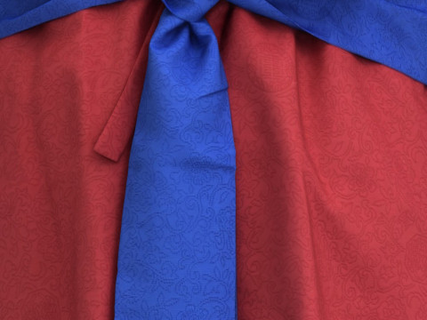 Korean Royal Procession dress hanbok Costume collection 25 3D Model