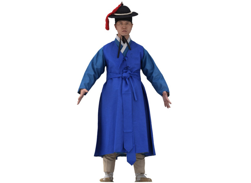 Korean Royal Procession dress hanbok Costume collection 26 3D Model .c4d .max .obj .3ds .fbx .stl .blend 