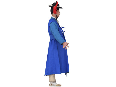 Korean Royal Procession dress hanbok Costume collection 26 3D Model