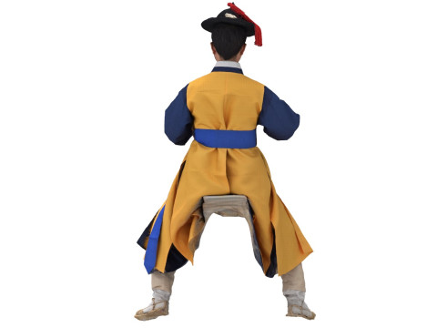 Korean Royal Procession dress hanbok Costume collection 27 Modello 3D