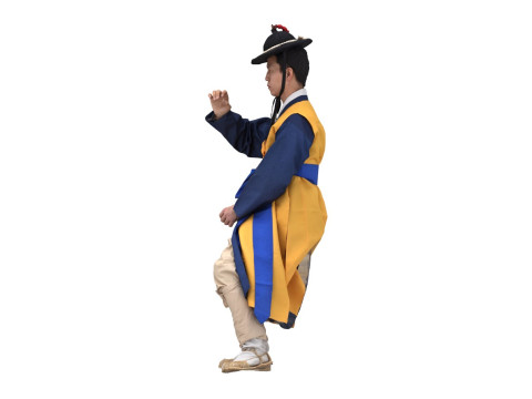 Korean Royal Procession dress hanbok Costume collection 28 Model 3D