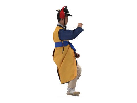 Korean Royal Procession dress hanbok Costume collection 28 Model 3D