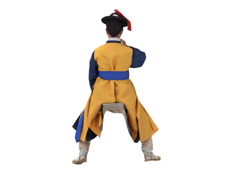 Korean Royal Procession dress hanbok Costume collection 28 Model 3D