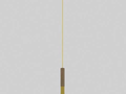 Colored ceiling lights 3D Model