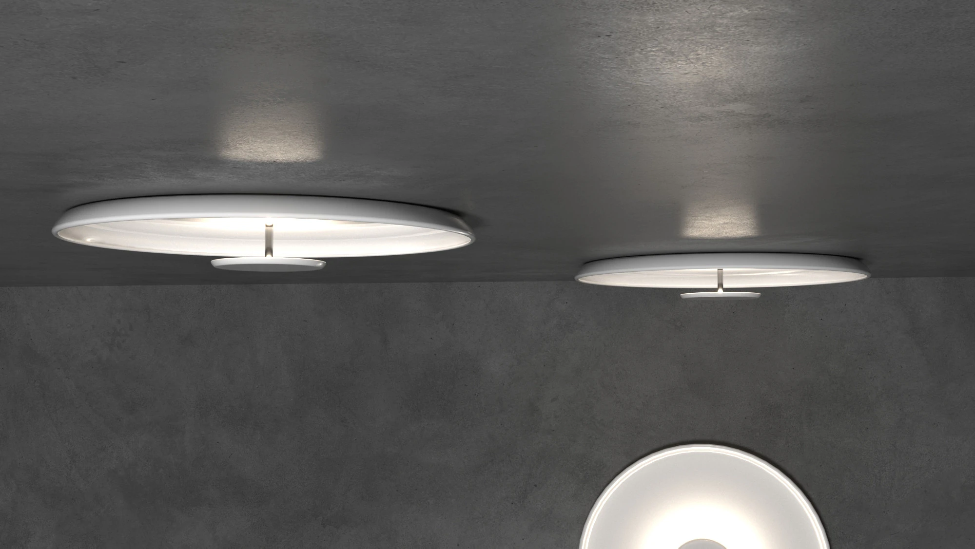 LED Vibe Light Wall Ceiling Mount 3D Model .c4d .max .obj .3ds .fbx .stl .blend 