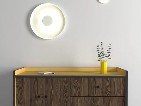 LED Vibe Light Wall Ceiling Mount 3D Model