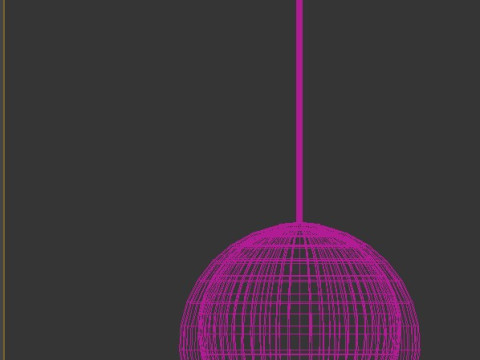 Double ceiling lamp Modèle 3D