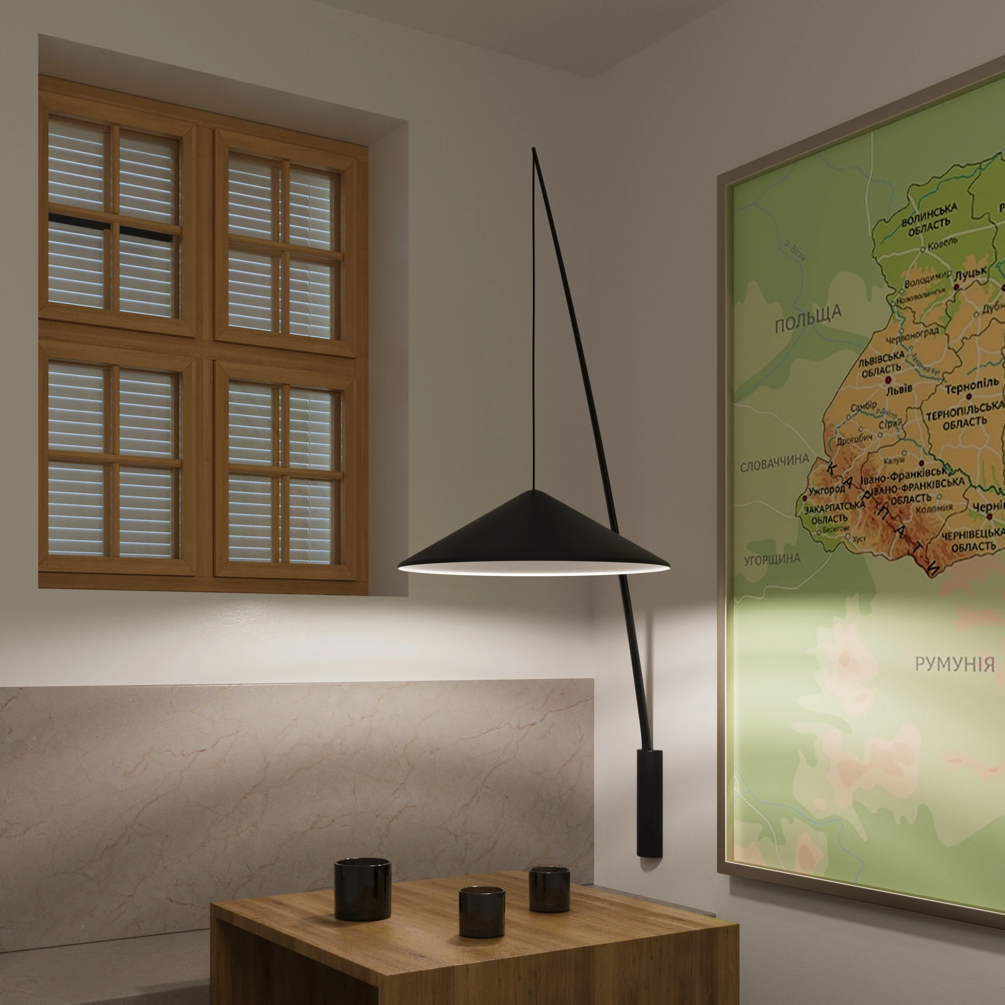 Lampada a cono Modello 3D .c4d .max .obj .3ds .fbx .stl .blend 
