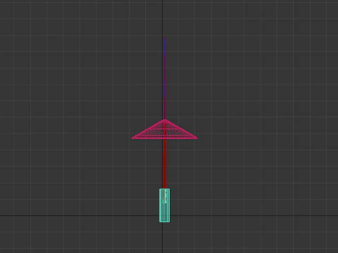 Lampada a cono Modello 3D
