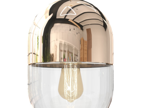 Capsule lamp 3D Model