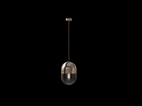 Capsule lamp 3D Modell