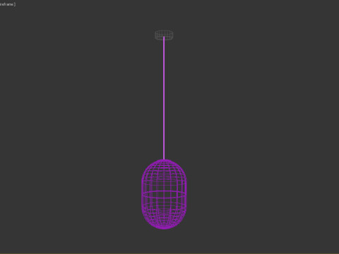 Capsule lamp 3D Modell