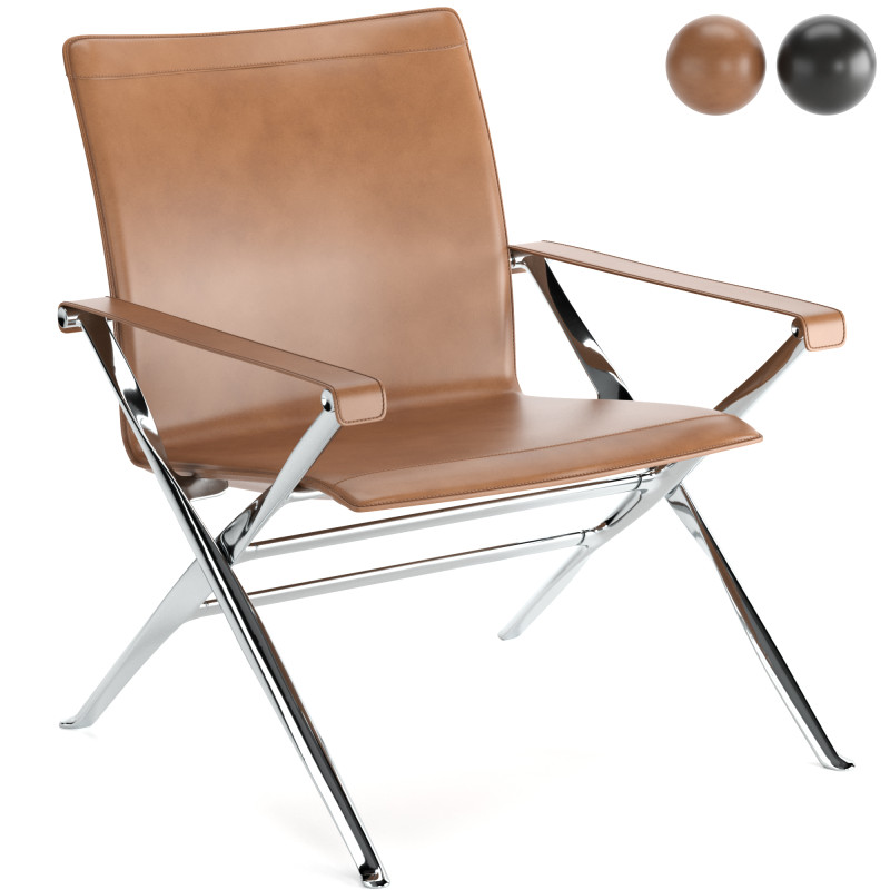 Bebitalia Beverly 14 Amchair 3D Model .c4d .max .obj .3ds .fbx .stl .blend