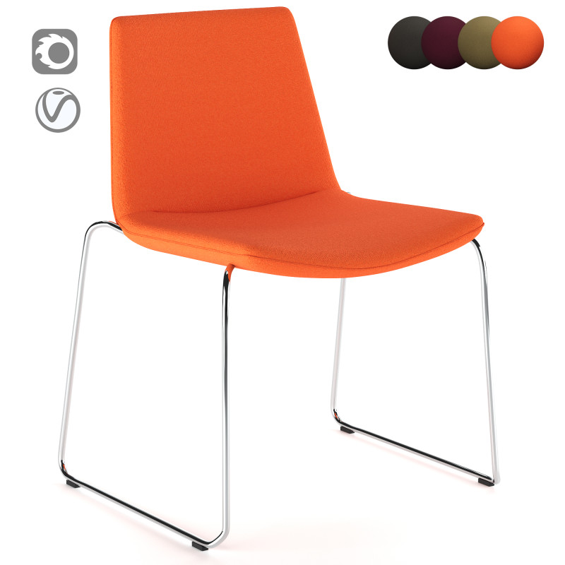 Bebitalia Cosmos Chair 3D Model .c4d .max .obj .3ds .fbx .stl .blend