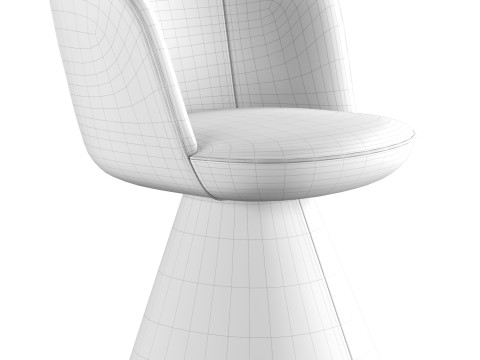 Bebitalia Flair O Dining Chair Modelo 3D