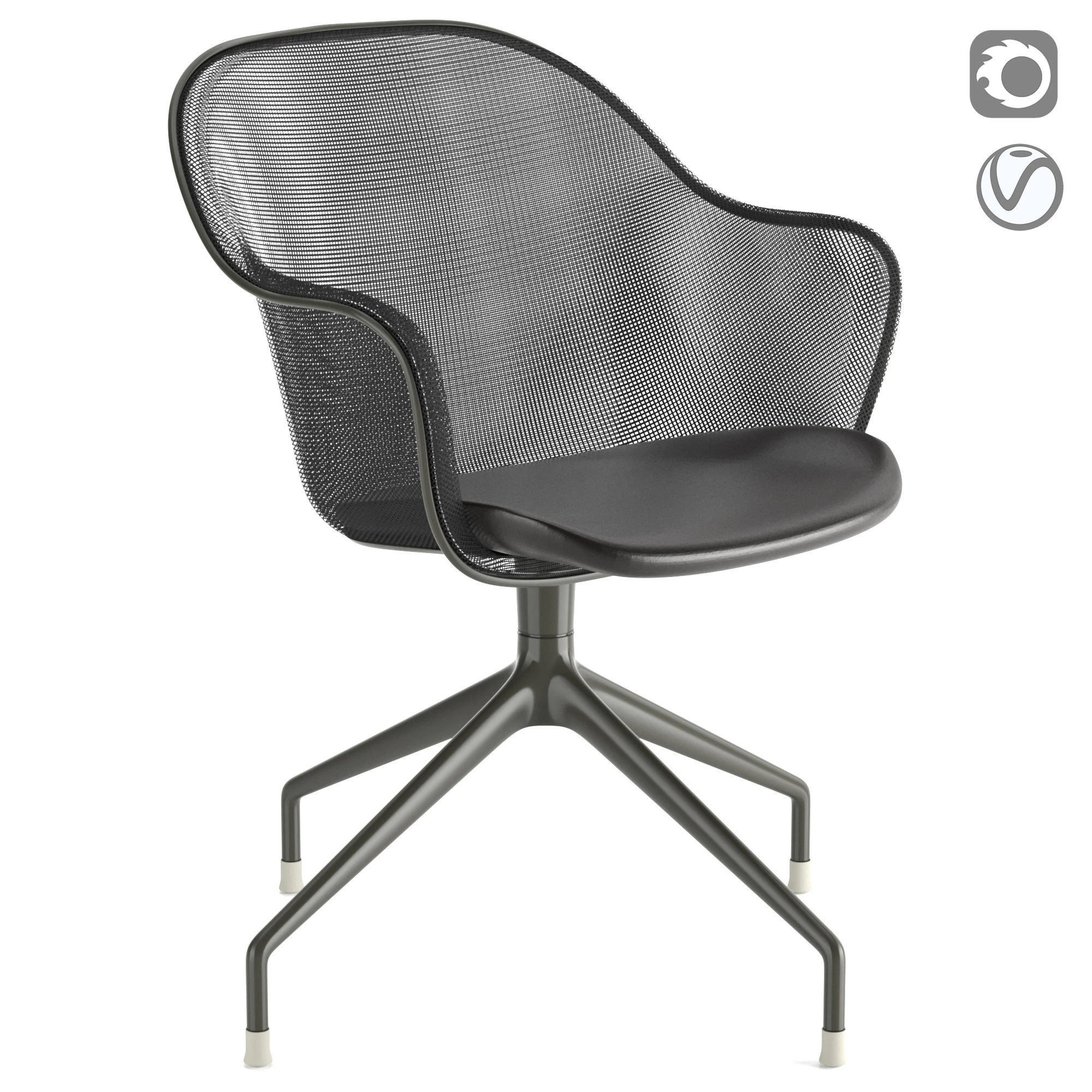 Bebitalia Luta Chair 3D Model .c4d .max .obj .3ds .fbx .stl .blend