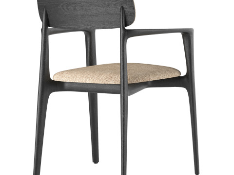 Poliform CURVE Chair 3D Модель