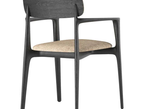 Poliform CURVE Chair 3D Model