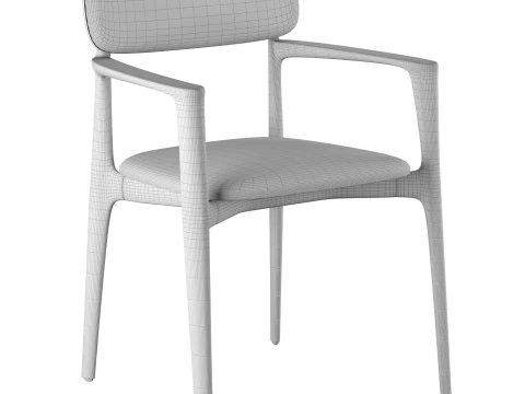Poliform CURVE Chair 3D Model