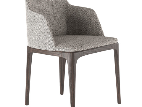 Poliform GRACE chair v1 3D Model