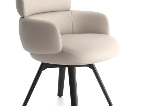 Vivienne Dining Amchair 3D Model
