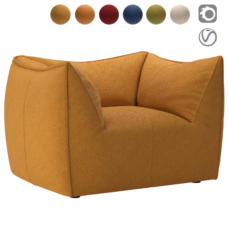 Bebitalia Le Bambole Amchair Modèle 3D .c4d .max .obj .3ds .fbx .stl .blend