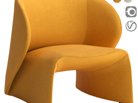 Bebitalia Narinari Amchair 3D Модель