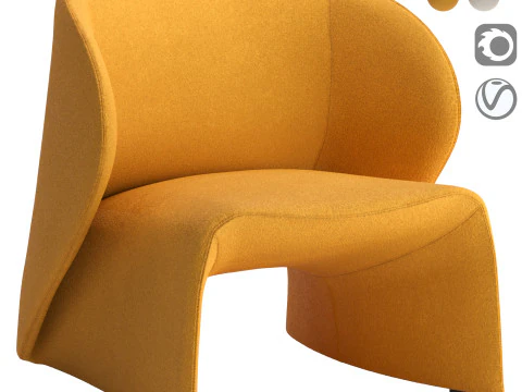 Bebitalia Narinari Amchair 3D Model