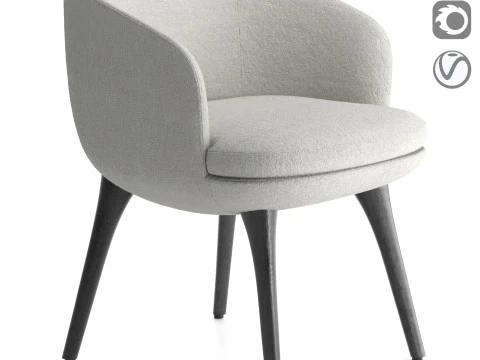 Raphael Esszimmerstuhl 3D Modell