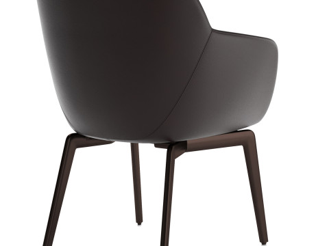Belt Dining chair 3D 模型