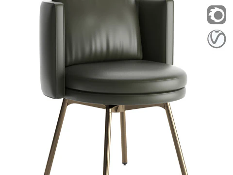 Torii 다이닝 회전 의자 3D 모델