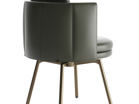 Torii Dining Swivel chair Model 3D