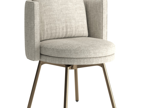 Torii Dining Swivel chair Model 3D