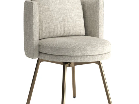 Torii Dining Swivel chair 3D Model