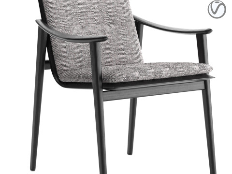 FYNN Dining Chair with cushion Modèle 3D