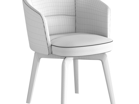 Amelie Dining chair 3D Model