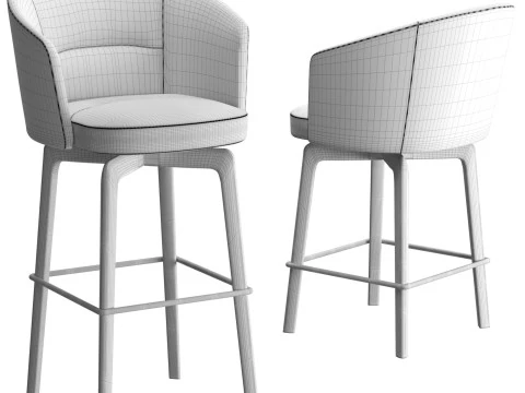 Amelie Stool 3D Model