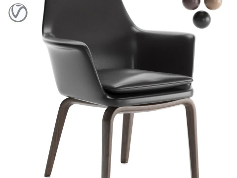 요크 의자 3D 모델