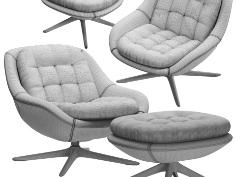 Kendall Armchair 3D Model
