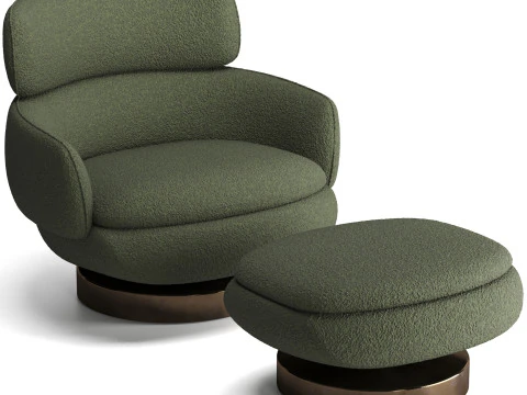 Vivienne Bergere Amchair 3D Model
